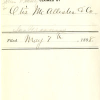 Thumbnail for Old Series Trademark No. 3186