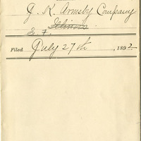 Thumbnail for Old Series Trademark No. 2168