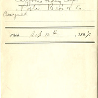 Thumbnail for Old Series Trademark No. 3043