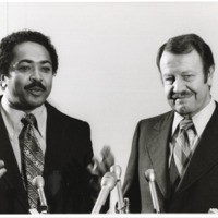 State Senator Mervyn Dymally and Jesse Unruh