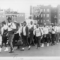 Thumbnail for Congress of Racial Equality (CORE) members walking from New York City to Washington, D.C., to participate in the March on Washington for Jobs and Freedom