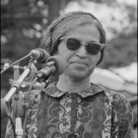 Thumbnail for Rosa Parks speaking at a rally in Washington, D.C. held as part of the Poor People's Campaign