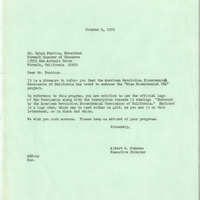 Miss Bicentennial Beauty Pageant Correspondence