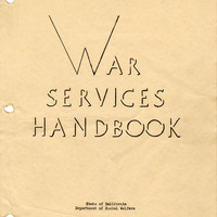 Thumbnail for "War Services Handbook"