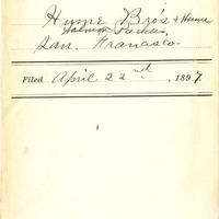 Thumbnail for Old Series Trademark No. 2954