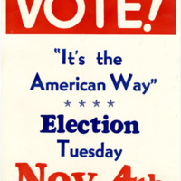 Thumbnail for Voting Sign