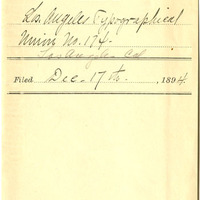 Thumbnail for Old Series Trademark No. 2515