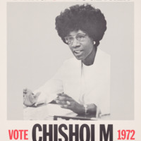 Thumbnail for Shirley Chisolm presidential campaign poster