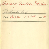Thumbnail for Old Series Trademark No. 3335